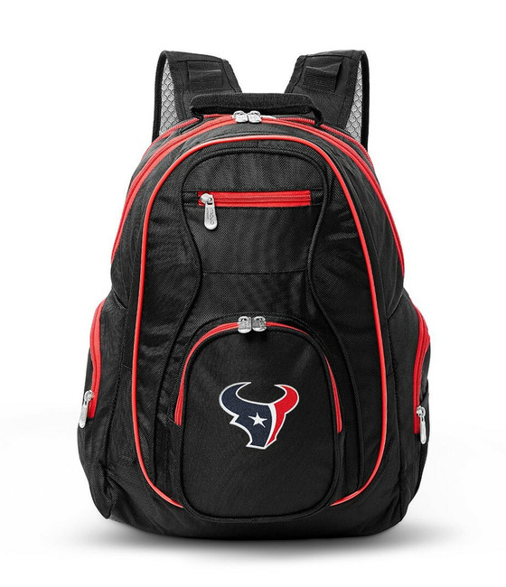 Houston Texans 19" Premium Laptop Backpack with Colored Trim