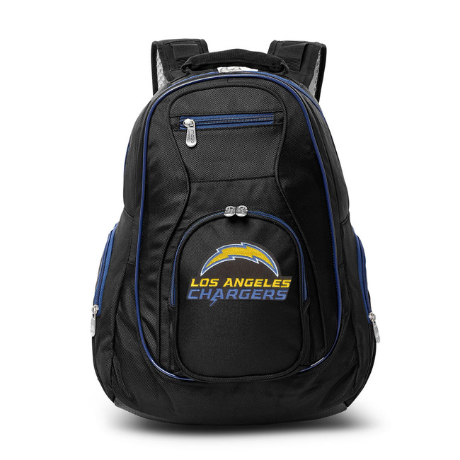 Los Angeles Chargers 19" Premium Laptop Backpack with Colored Trim