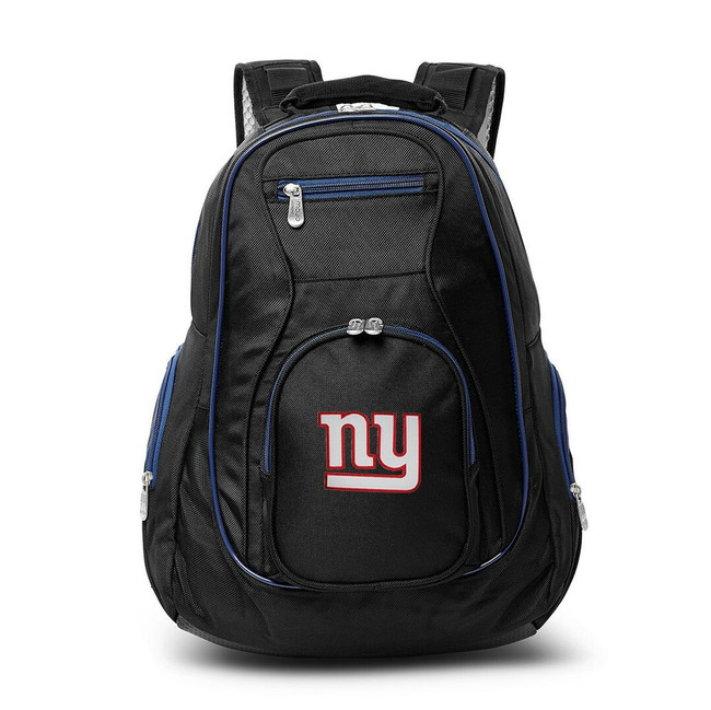 New York Giants 19" Premium Laptop Backpack with Colored Trim