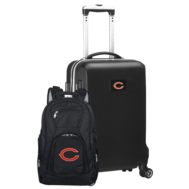 Chicago Bears Deluxe 2 Piece Backpack & Carry-On Set