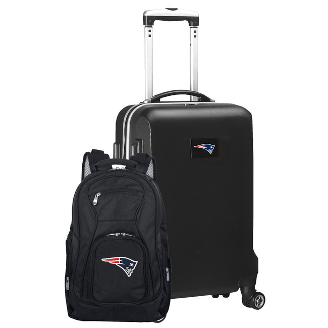 New England Patriots Deluxe 2 Piece Backpack & Carry-On Set