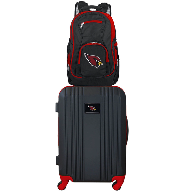 Arizona Cardinals Premium 2 Piece Backpack & Carry-On Set