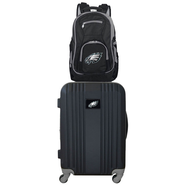 Philadelphia Eagles Premium 2 Piece Backpack & Carry-On Set