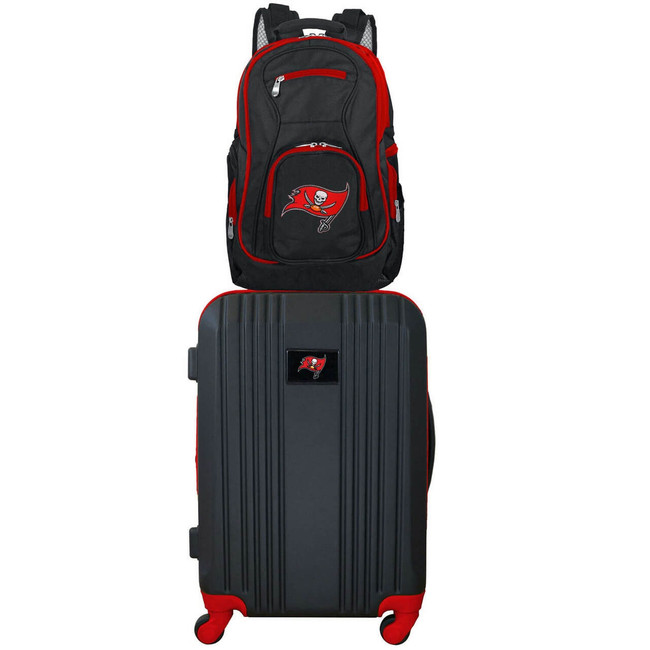 Tampa Bay Buccaneers Premium 2 Piece Backpack & Carry-On Set