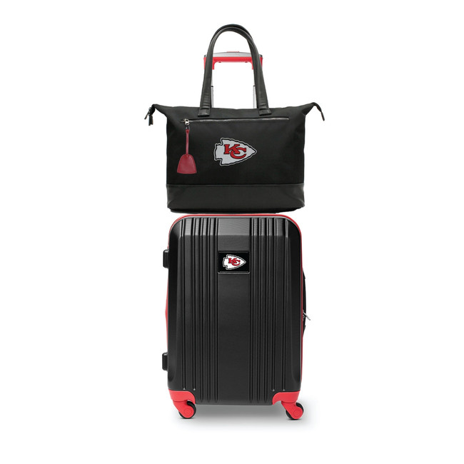 Kansas City Chiefs Laptop Tote Bag and Luggage Set