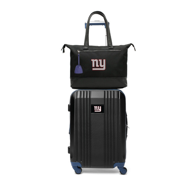 New York Giants Laptop Tote Bag and Luggage Set