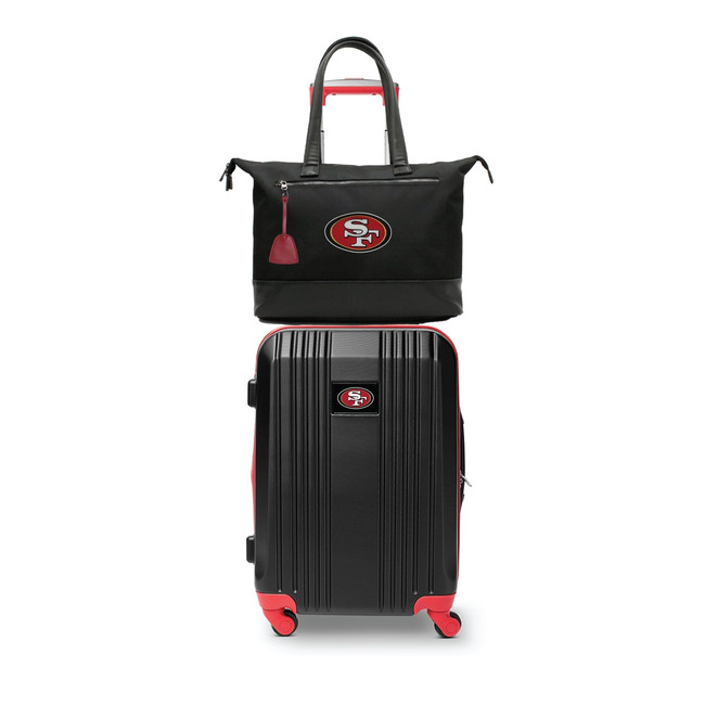 San Francisco 49ers Laptop Tote Bag and Luggage Set
