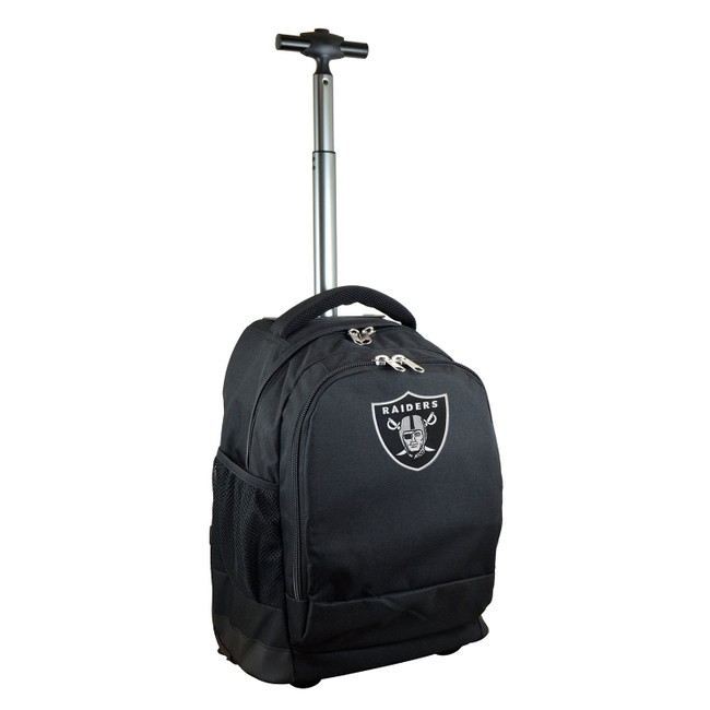 Las Vegas Raiders 19" Premium Wheeled Backpack - Black