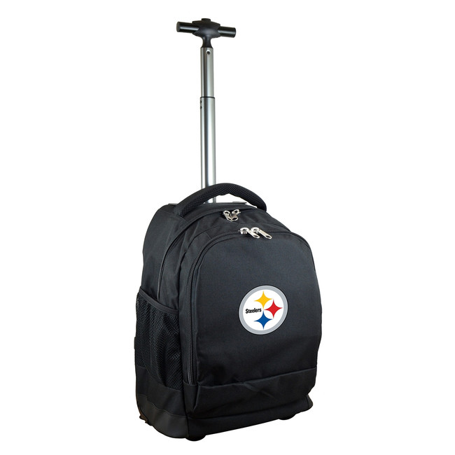 Pittsburgh Steelers 19" Premium Wheeled Backpack - Black