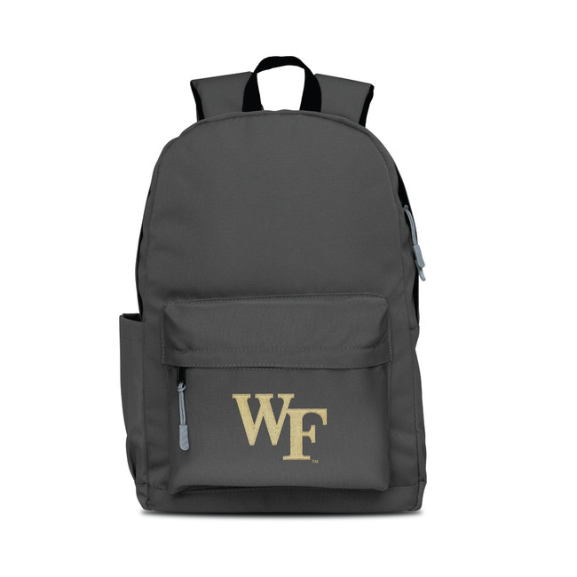 Wake Forest Campus Laptop Backpack - Gray