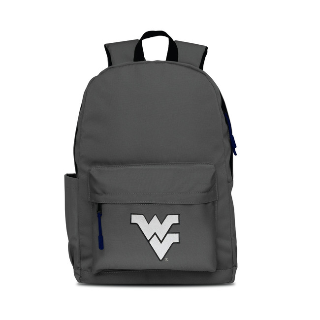 West Virginia Mountaineers Campus Laptop Backpack - Gray