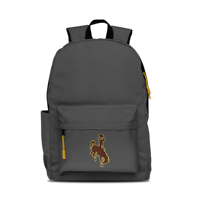 Wyoming Cowboys Campus Laptop Backpack - Gray