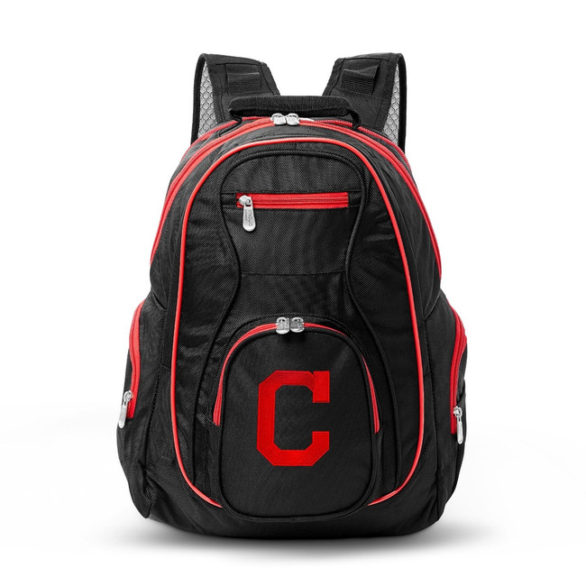 Cleveland Guardians 19" Premium Laptop Backpack with Colored Trim