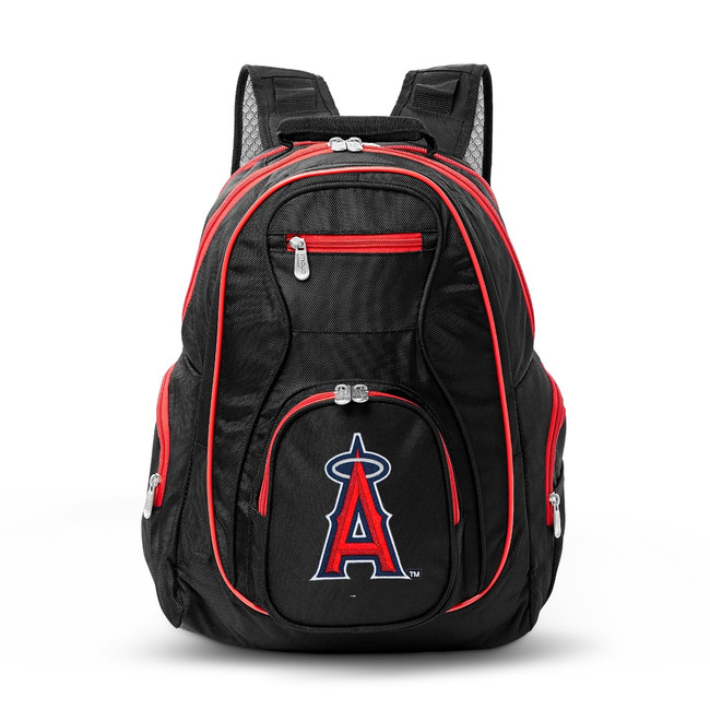 Los Angeles Angels 19" Premium Laptop Backpack with Colored Trim