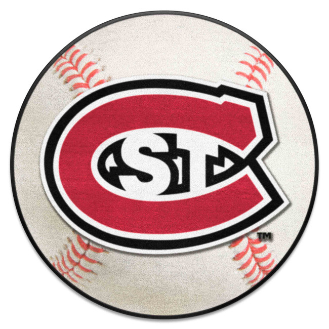 St. Cloud State Huskies Baseball Rug - 27in. Diameter
