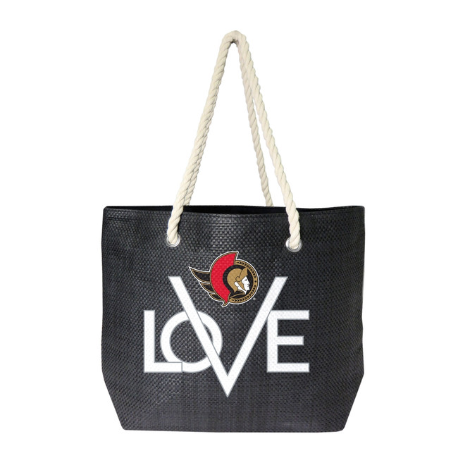 Ottawa Senators Love Tote Bag NHL Fan Tote Travel Shopping Bag