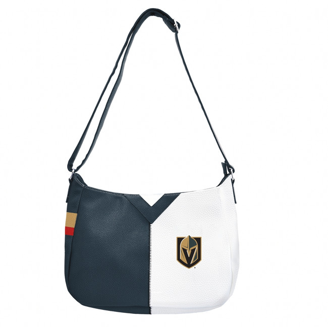 Vegas Golden Knights Pebble Split Hobo Bag