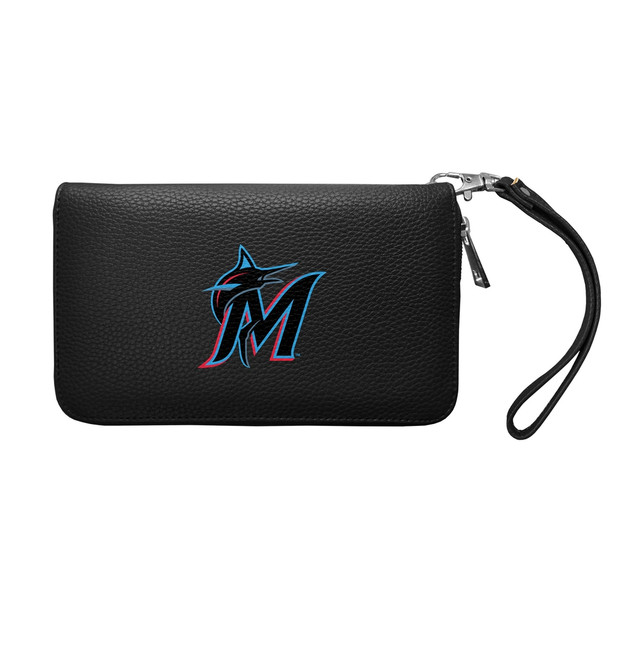 Miami Marlins Pebble Organizer Zip Wallet