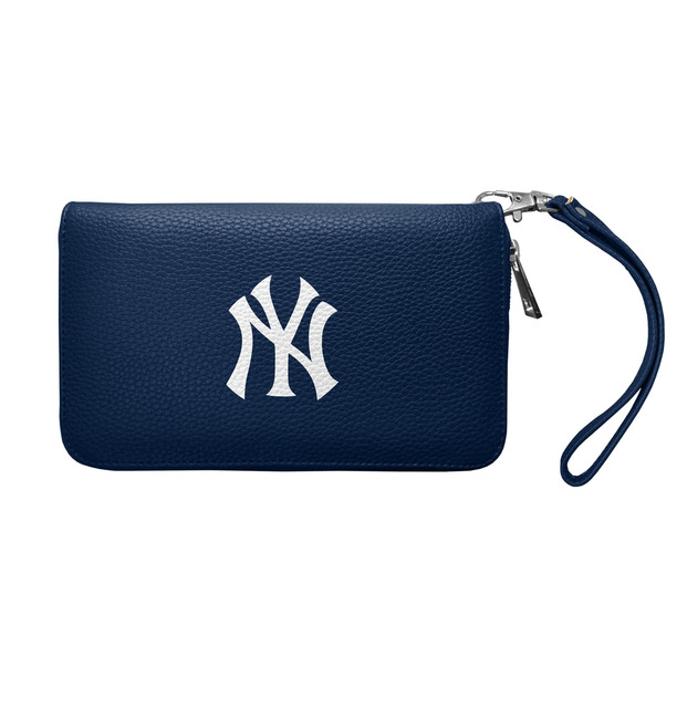 New York Yankees Pebble Organizer Zip Wallet