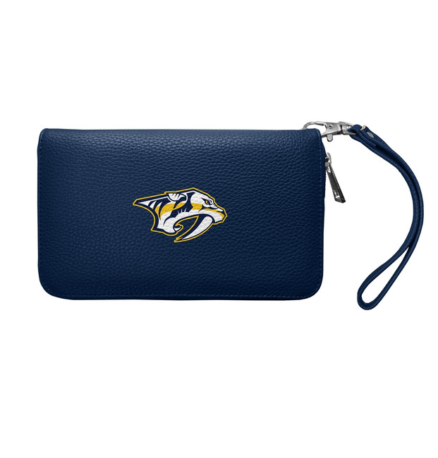 Nashville Predators Pebble Organizer Zip Wallet