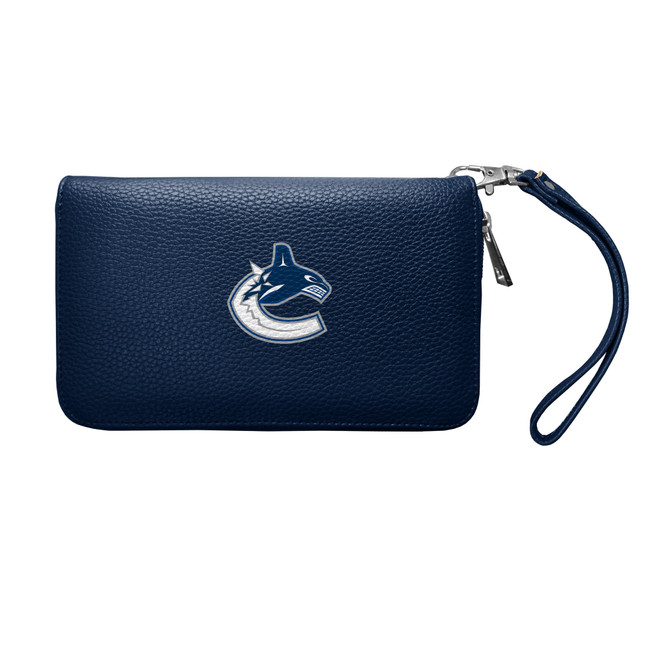 Vancouver Canucks Pebble Organizer Zip Wallet