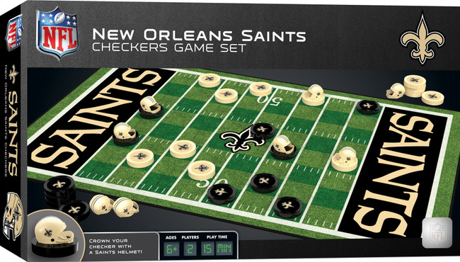 New Orleans Saints Checkers Board Game