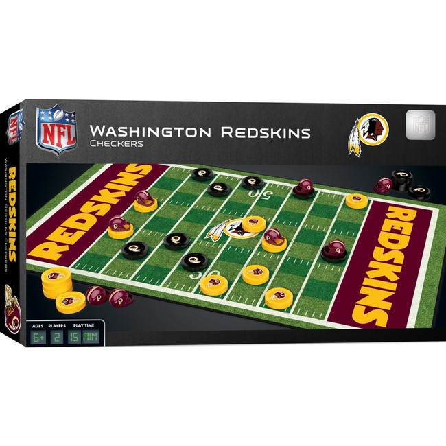 Washington Redskins Checkers Board Game
