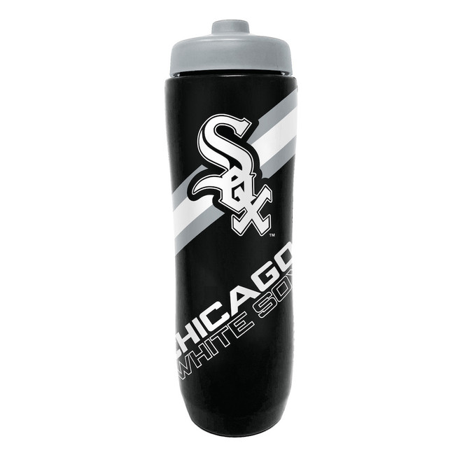 Chicago White Sox Squeezy Water Bottle Sports Drink Bottle Fan Gear