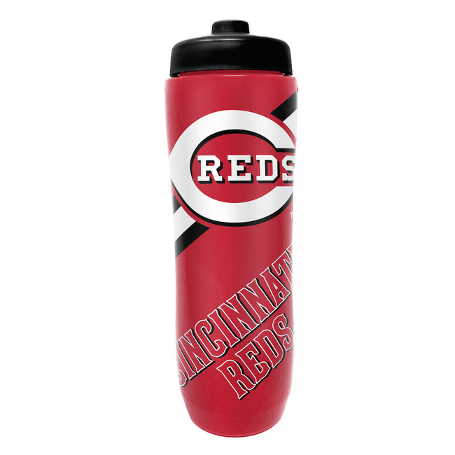 Cincinnati Reds Squeezy Water Bottle Sports Drink Bottle Fan Gear