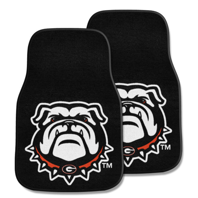Georgia Bulldogs 2-pc Carpet Car Mat Set