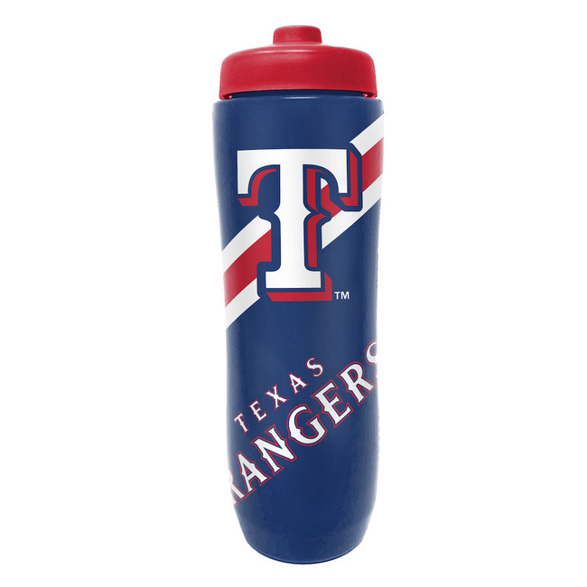 Texas Rangers Squeezy Water Bottle Sports Drink Bottle Fan Gear