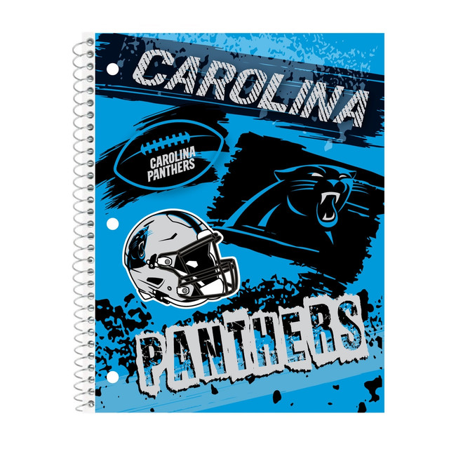 Carolina Panthers Spiral Notebook NFL School Office Writing Journal