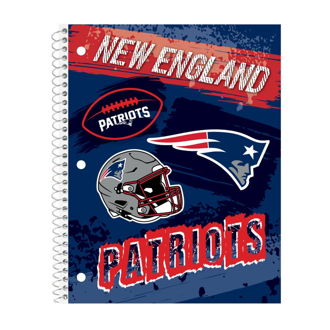 New England Patriots Spiral Notebook NFL School Office Writing Journal