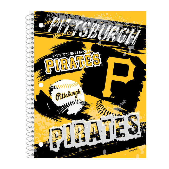 Pittsburgh Pirates Spiral Notebook MLB School Office Writing Journal