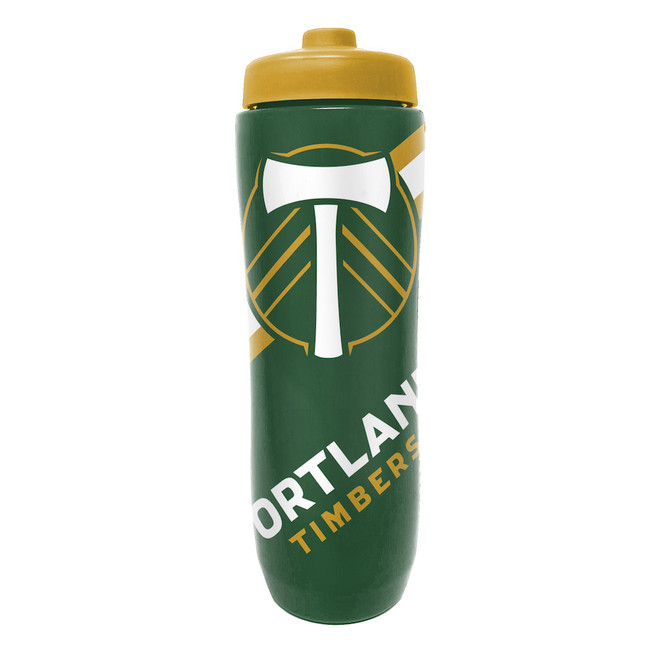 Portland Timbers Squeezy Water Bottle Sports Drink Bottle Fan Gear