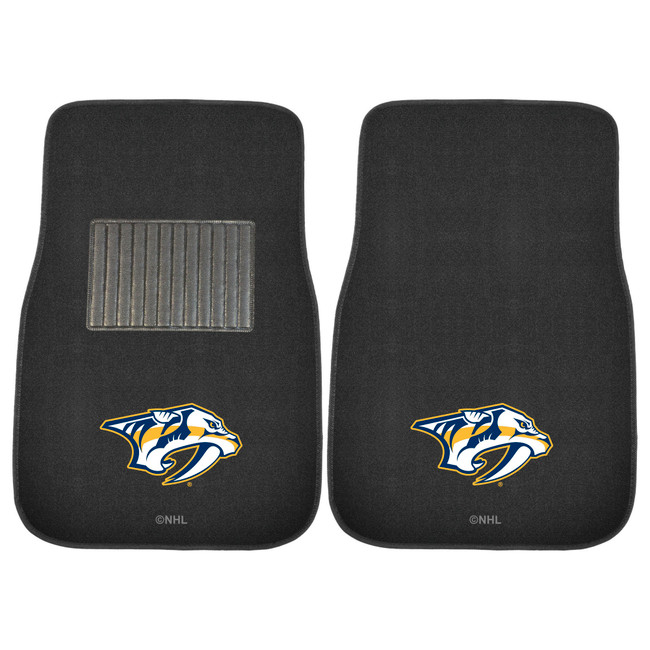 NHL - Nashville Predators 2-pc Embroidered Car Mat Set 17"x25.5"