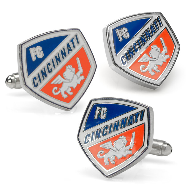 FC Cincinnati Cufflinks and Lapel Pin Gift Set, cufflinks, FC Cincinnati ties, FC Cincinnati bow ties, FC Cincinnati bracelets, FC Cincinnati money clips, FC Cincinnati gifts for dads, FC Cincinnati gifts, FC Cincinnati tie gift sets, FC Cincinnati lapel pins, FC Cincinnati professional gifts for dads, FC Cincinnati company promotion gifts, FC Cincinnati mens office gifts, FC Cincinnati mens professional gifts, FC Cincinnati mens gift ideas,