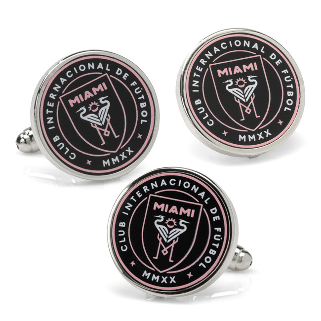 Inter Miami Cufflinks and Lapel Pin Gift Set, cufflinks, Inter Miami CF ties, Inter Miami CF bow ties, Inter Miami CF bracelets, Inter Miami CF money clips, Inter Miami CF gifts for dads, Inter Miami CF gifts, Inter Miami CF tie gift sets, Inter Miami CF lapel pins, Inter Miami CF professional gifts for dads, Inter Miami CF company promotion gifts, Inter Miami CF mens office gifts, Inter Miami CF mens professional gifts, Inter Miami CF mens gift ideas,