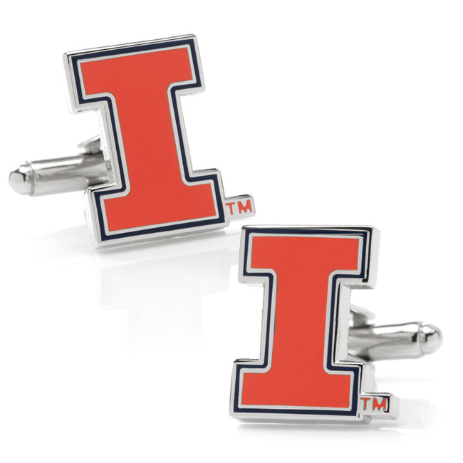 Illinois Fighting Illini Cufflinks