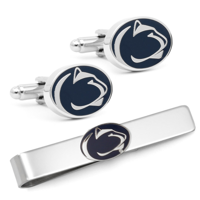Penn State Cufflinks and Tie Bar Gift Set