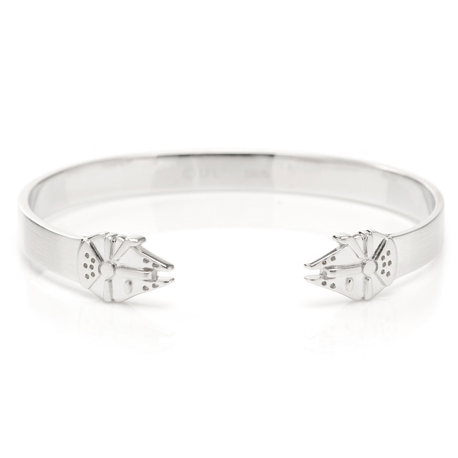 Millennium Falcon Stainless Steel Cuff Bracelet
