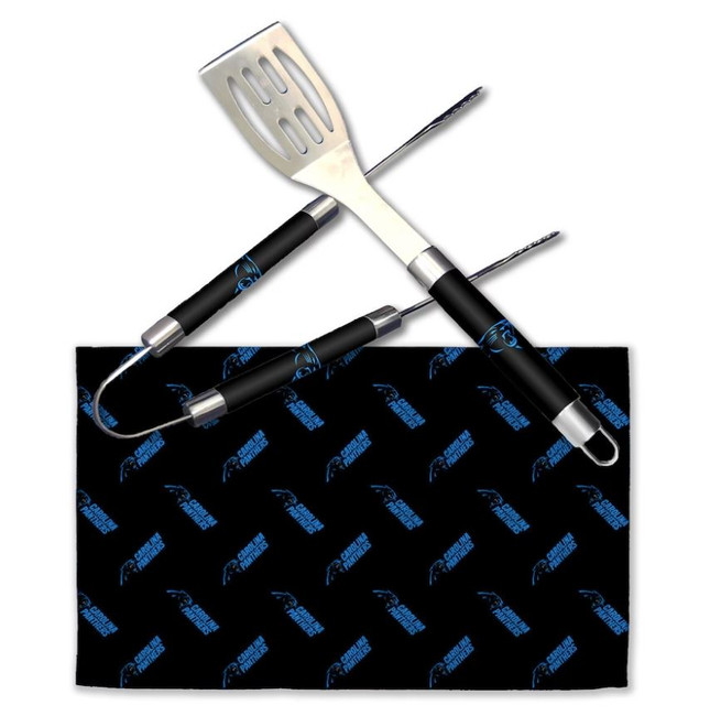 Carolina Panthers BBQ Grill Utensil Set