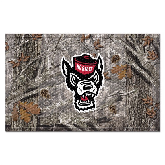 North Carolina State University Rubber Scraper Door Mat
