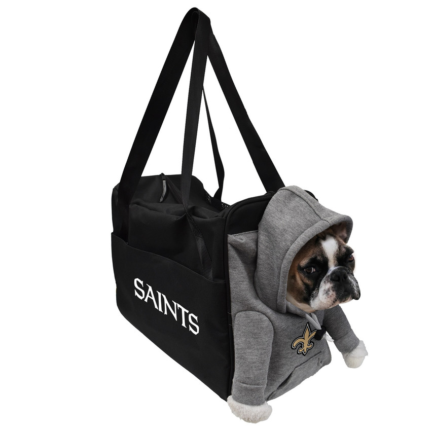 New Orleans Saints Furry Fan Pet Carrier