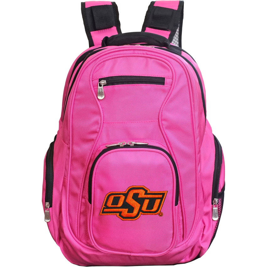 Oklahoma State Cowboys 19" Premium Laptop Backpack - Pink