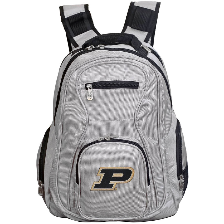 Purdue Boilermakers 19" Premium Laptop Backpack - Gray