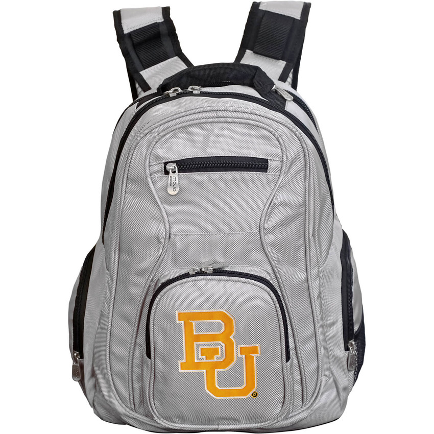 Baylor Bears 19" Premium Laptop Backpack - Gray