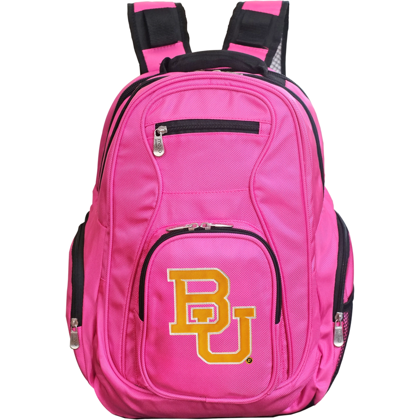 Baylor Bears 19" Premium Laptop Backpack - Pink