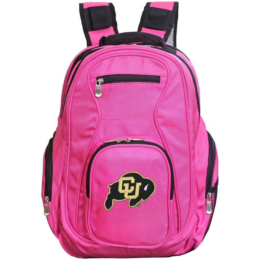 Colorado Buffaloes 19" Premium Laptop Backpack - Pink