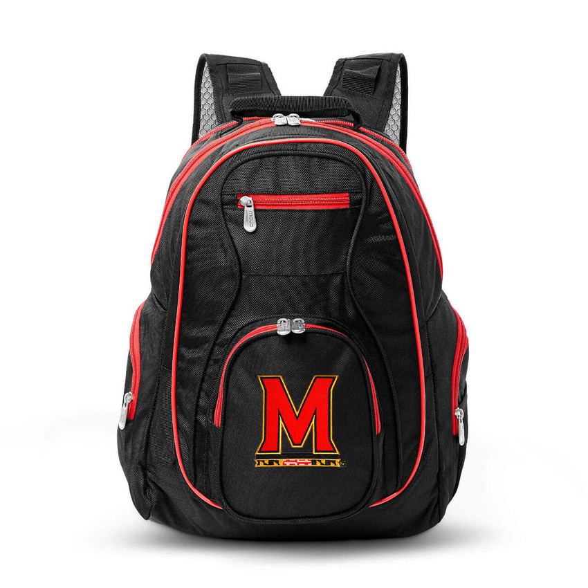 Maryland Terrapins 19" Premium Backpack with Colored Trim